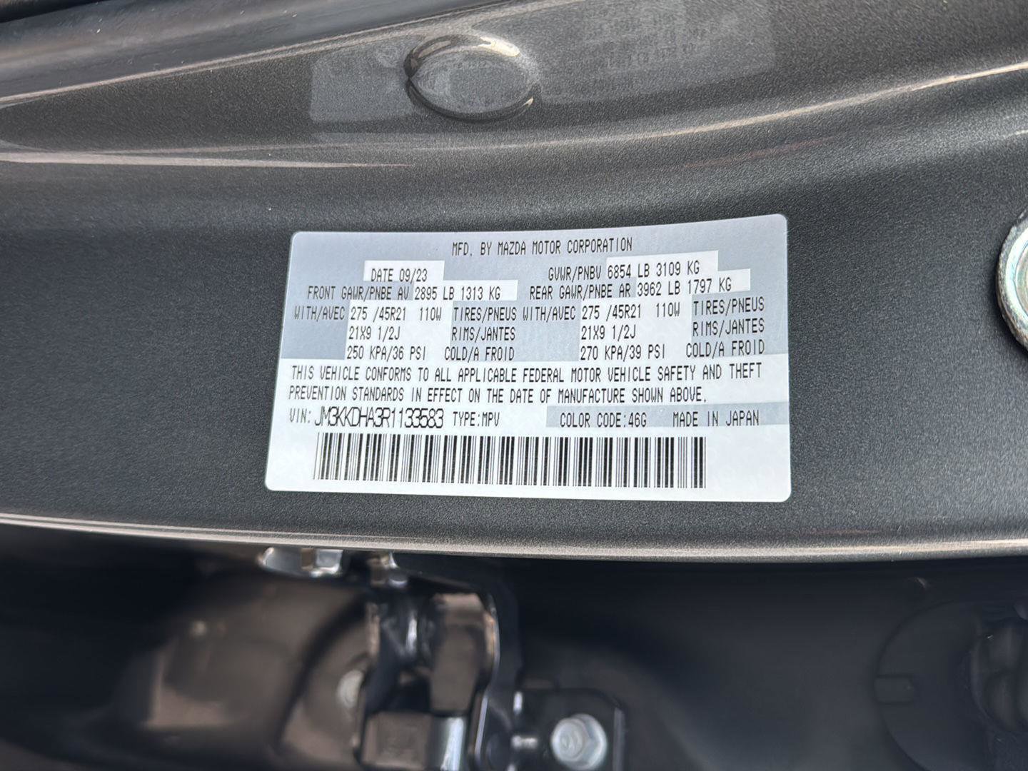 Used 2024 MAZDA CX-90 Plug-In Hybrid w/ Premium Pkg image 37