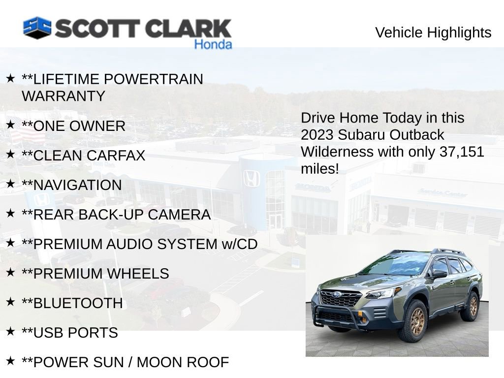 Used 2023 Subaru Outback Wilderness AWD/4WD image 11