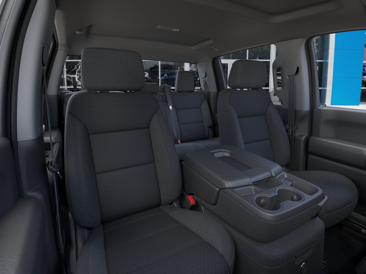 New 2026 Chevrolet Silverado 1500 Custom w/ Turbomax Blackout Package AWD/4WD image 18