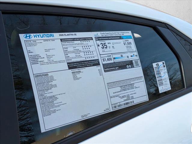 New 2026 Hyundai Elantra SE image 23