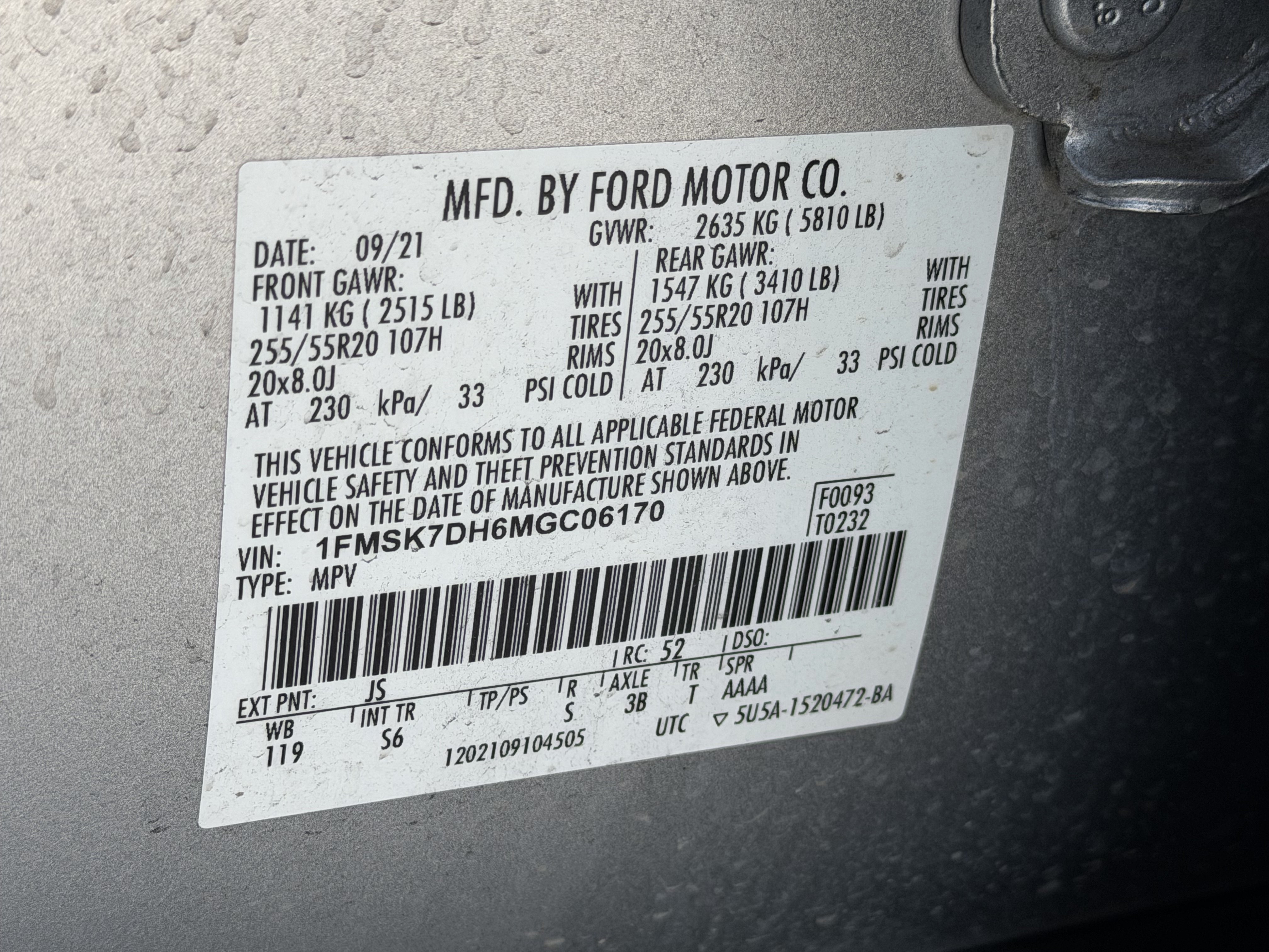 Used 2021 Ford Explorer XLT w/ Equipment Group 202A RWD image 13