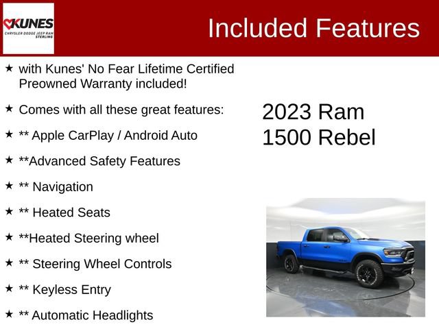 Used 2023 RAM 1500 Rebel w/ Night Edition AWD/4WD image 2