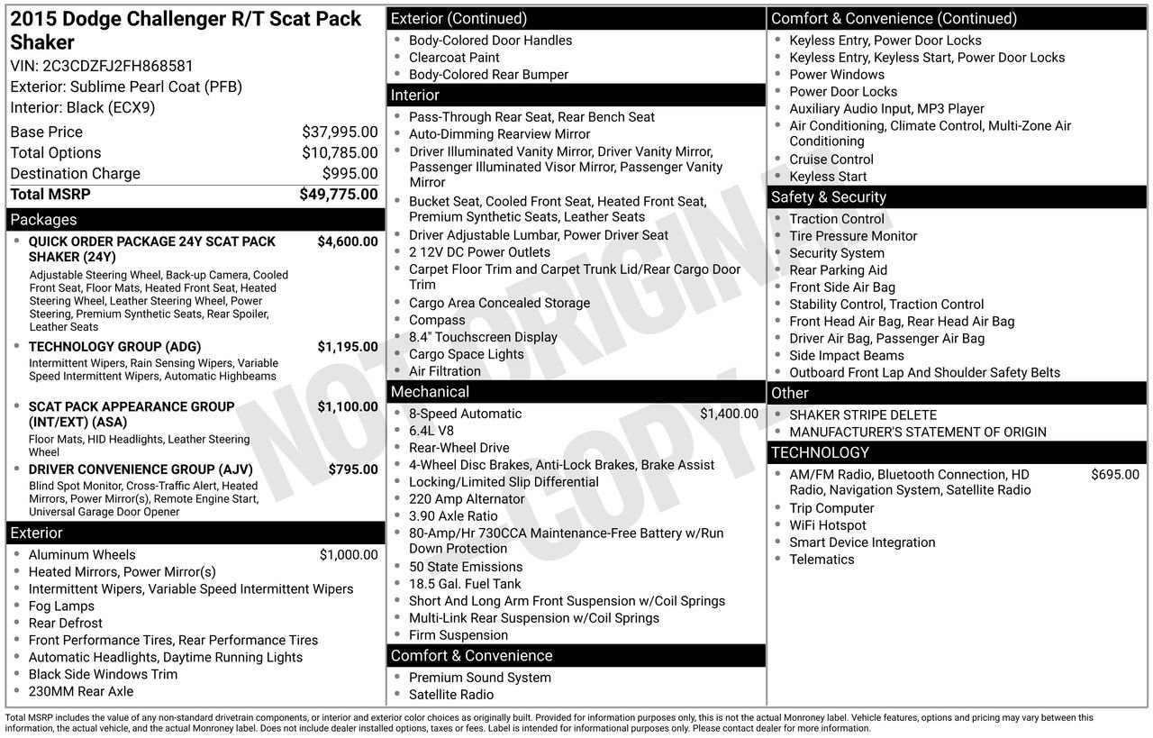 Used 2015 Dodge Challenger R/T Scat Pack image 38