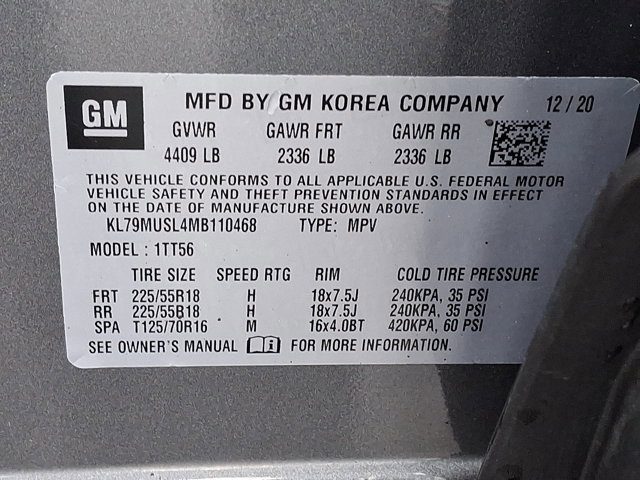 Used 2021 Chevrolet TrailBlazer RS w/ Convenience Package image 26