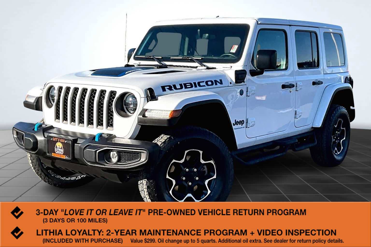 Used 2023 Jeep Wrangler Unlimited Rubicon 4xe w/ Cold Weather Group image 1