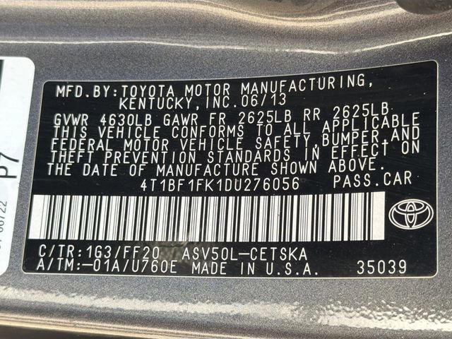 Used 2013 Toyota Camry SE image 37