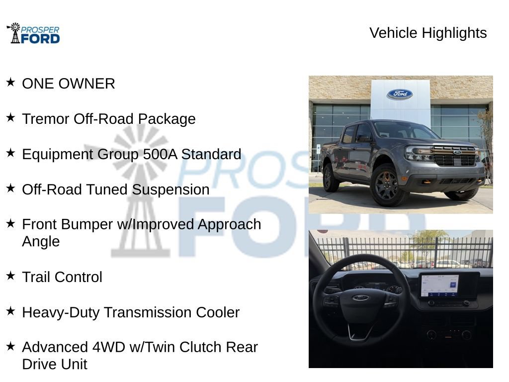 Used 2024 Ford Maverick Tremor w/ Tremor Off-Road Package AWD/4WD image 5