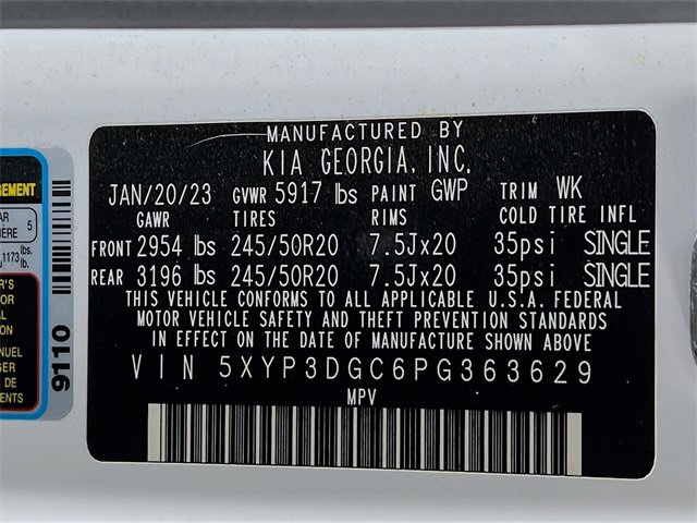 Used 2023 Kia Telluride EX w/ EX Captain's Chair Package image 30