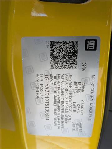 New 2026 Chevrolet Corvette Stingray Coupe w/ 1LT image 19