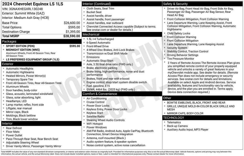 Used 2024 Chevrolet Equinox LS w/ Sport Edition image 12