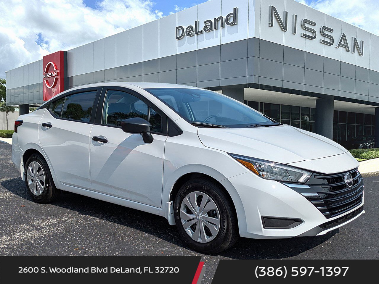 New 2025 Nissan Versa S w/ Trunk Package