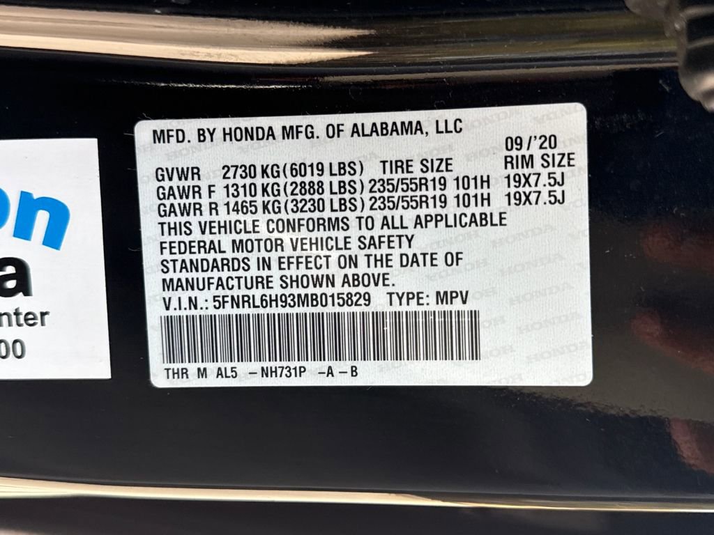 Used 2021 Honda Odyssey Elite image 30