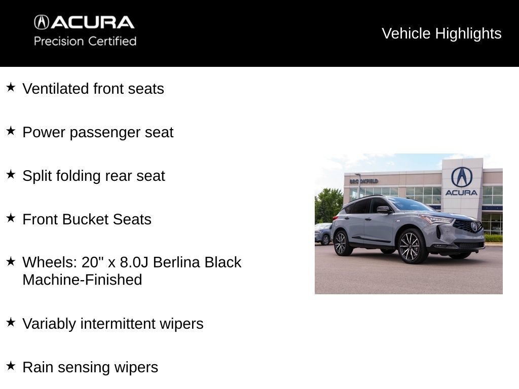 Certified 2025 Acura RDX A-Spec w/ Advance Package AWD/4WD image 25