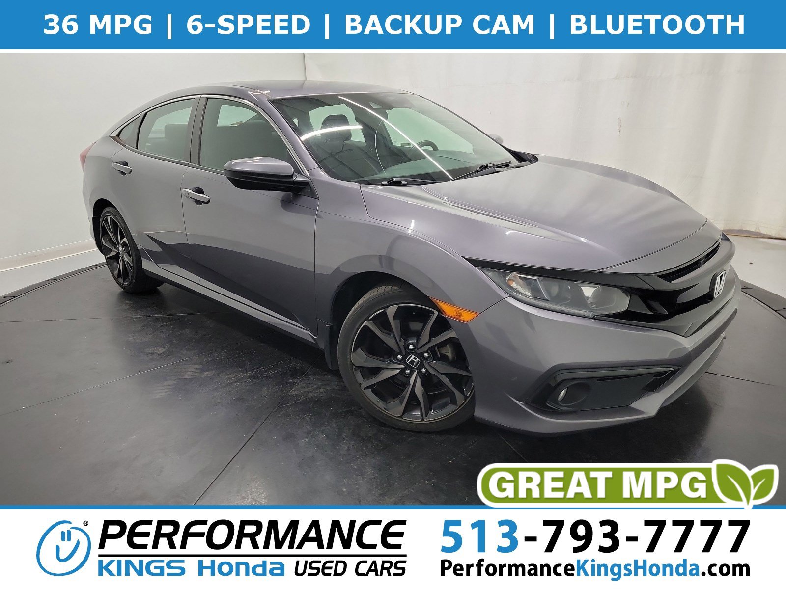 Used 2020 Honda Civic Sport