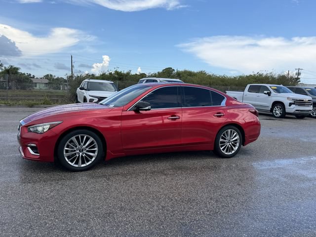 Used 2021 INFINITI Q50 Luxe w/ Cargo Package RWD image 10