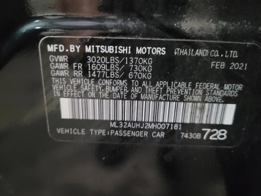 Used 2021 Mitsubishi Mirage ES FWD image 33