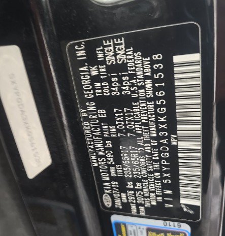 Used 2019 Kia Sorento AWD image 17