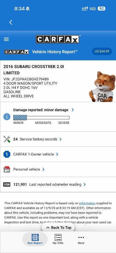 Used 2016 Subaru Crosstrek 2.0i Limited w/ Popular Package #2 image 22