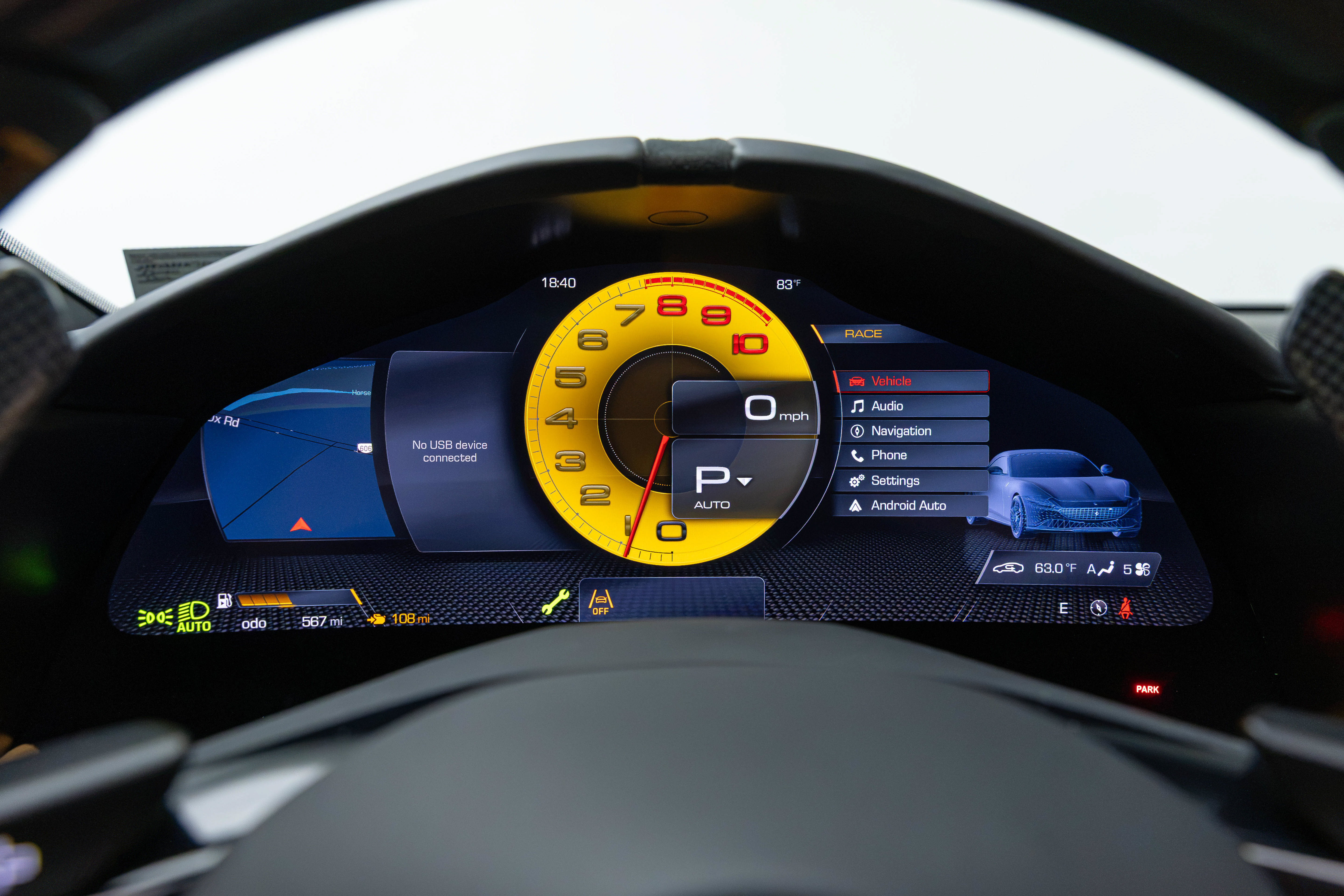 Certified 2025 Ferrari Roma Spider RWD image 22