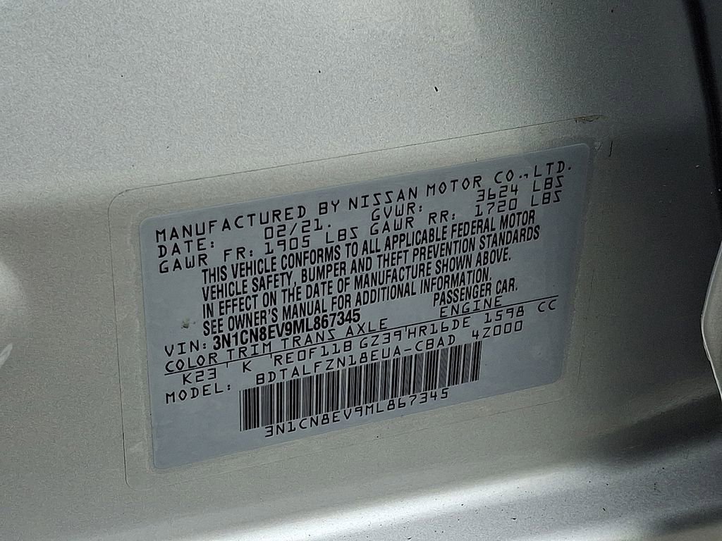 Used 2021 Nissan Versa SV image 27