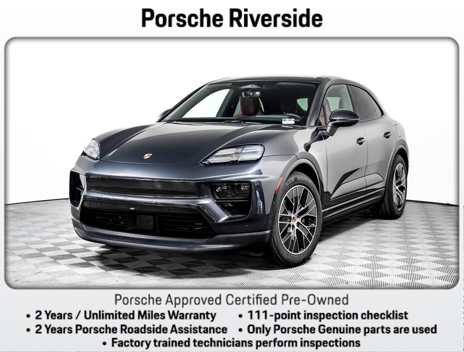 Certified 2025 Porsche Macan Electric w/ Premium Package RWD image 1