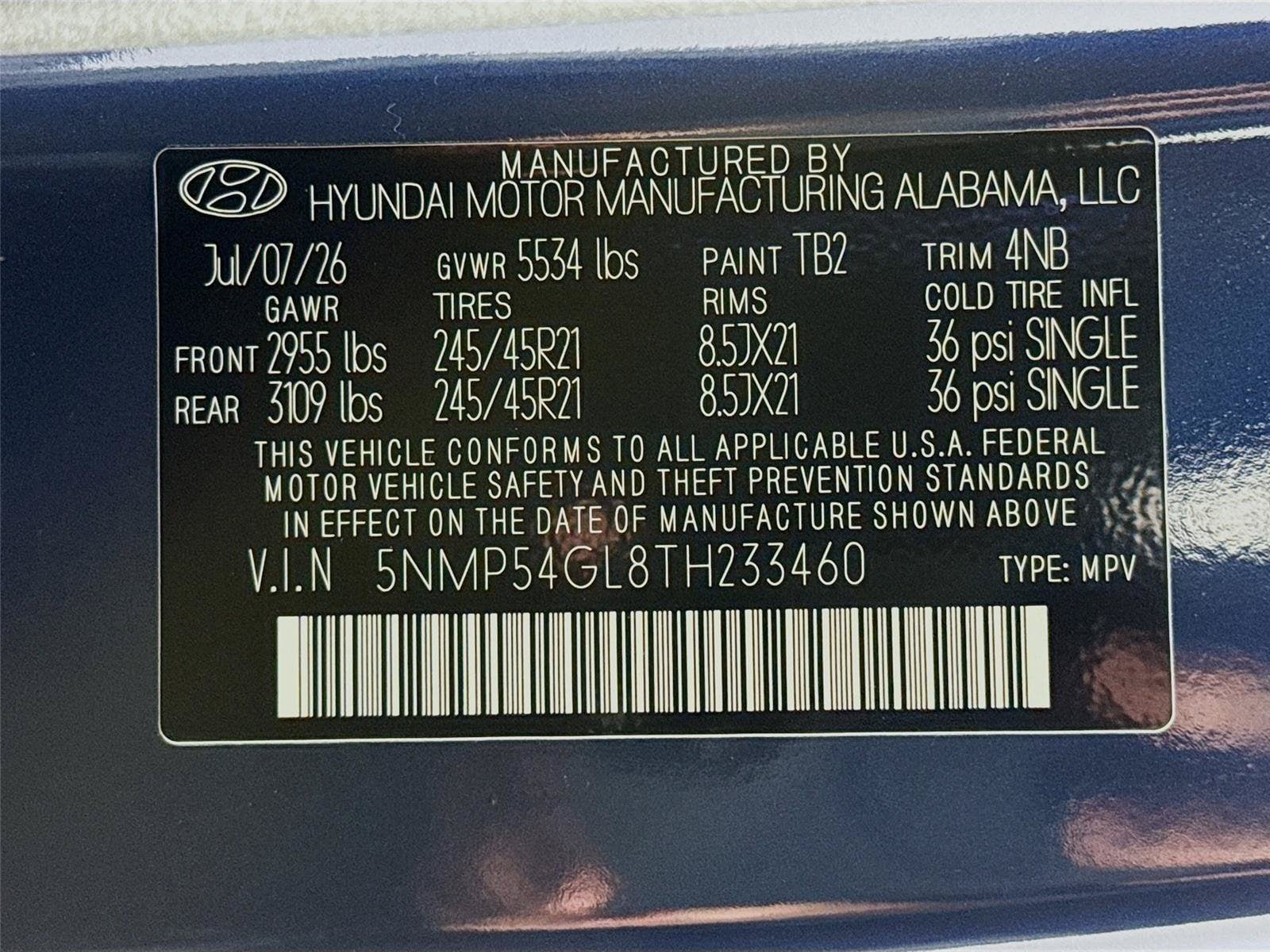 New 2026 Hyundai Santa Fe Calligraphy FWD image 34