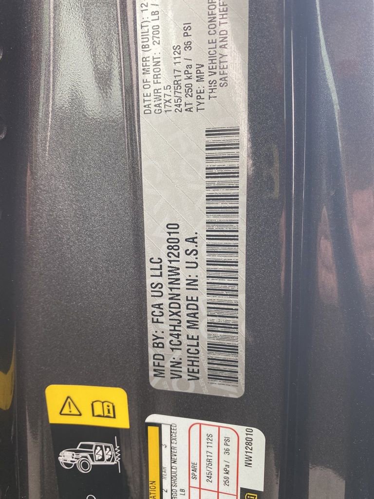 Used 2022 Jeep Wrangler Unlimited Sport image 40