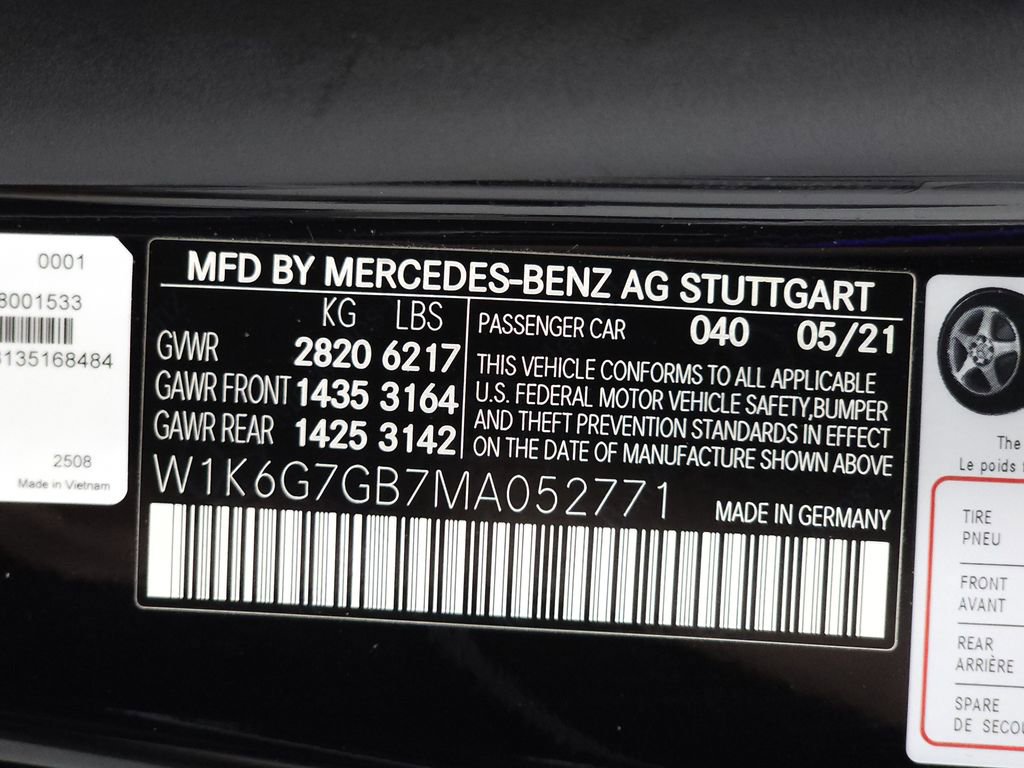 Certified 2021 Mercedes-Benz S 580 4MATIC Sedan image 40