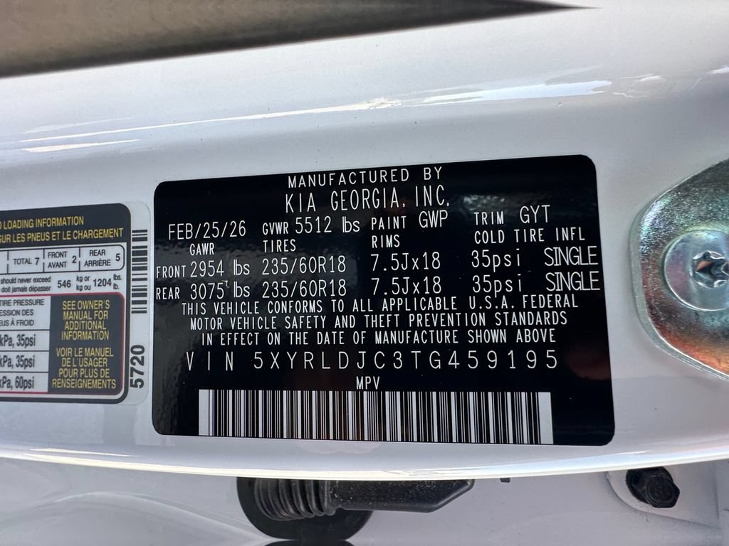 New 2026 Kia Sorento S AWD/4WD image 16