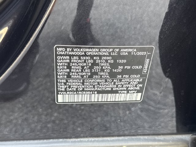 Used 2024 Volkswagen Atlas SE AWD/4WD image 26