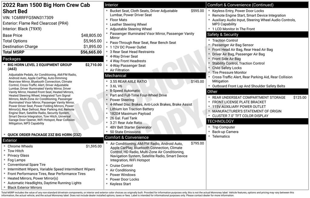 Used 2022 RAM 1500 Big Horn image 43