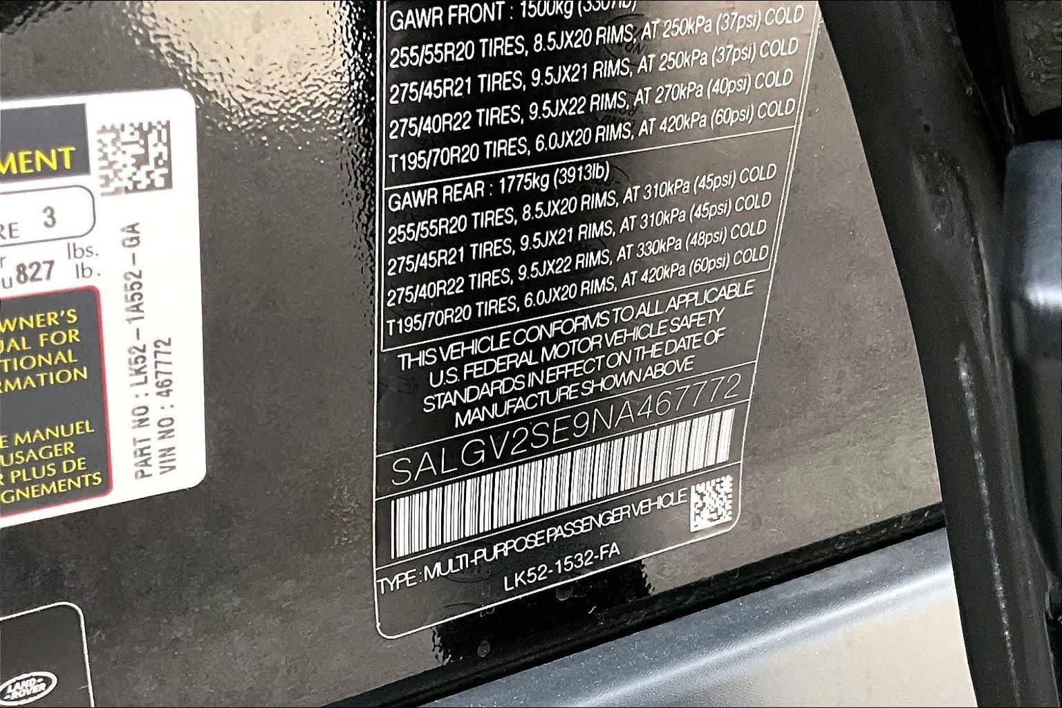 Used 2022 Land Rover Range Rover Autobiography AWD/4WD image 36