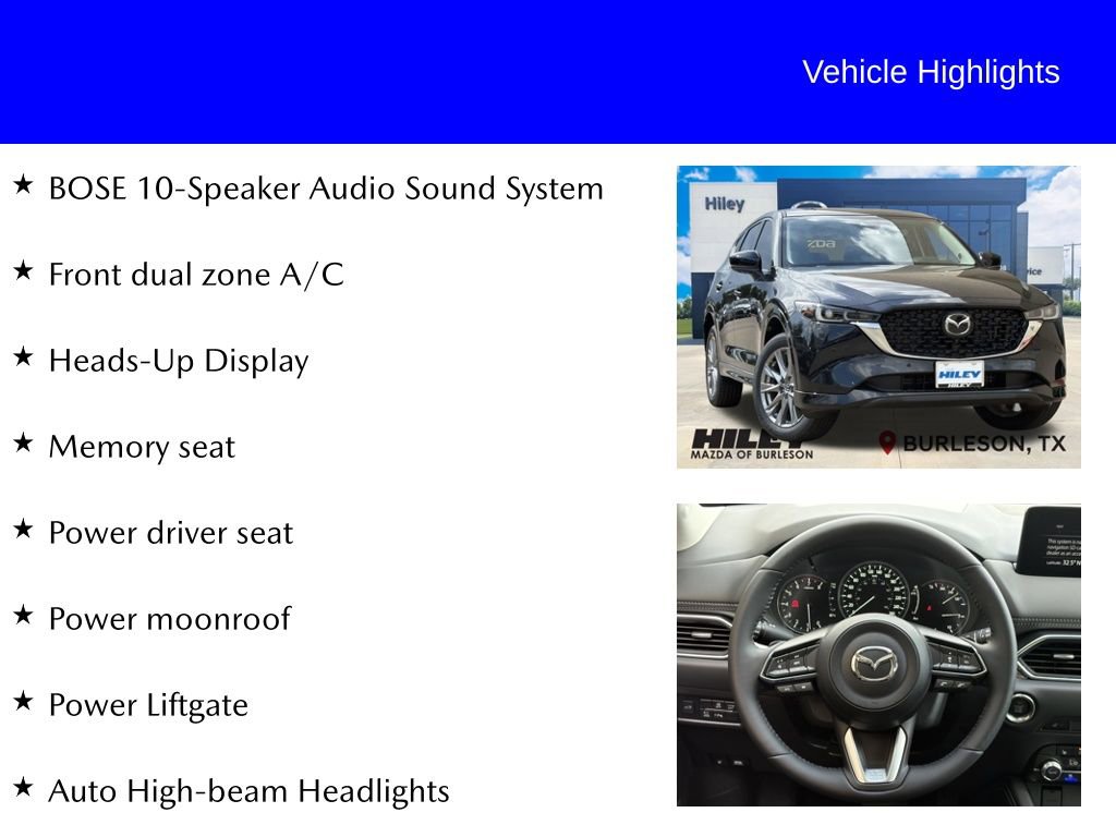 Used 2025 MAZDA CX-5 AWD 2.5 S w/ Premium Plus Pkg image 10