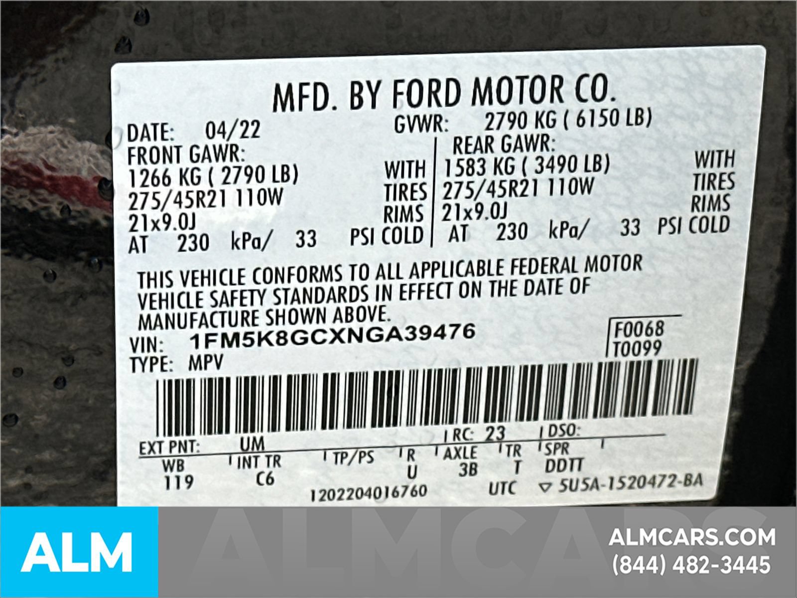 Certified 2022 Ford Explorer ST w/ Equipment Group 401A AWD/4WD image 39