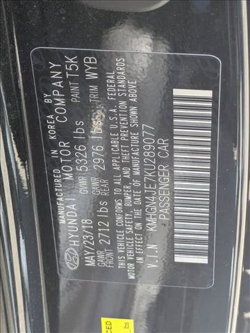 Used 2019 Genesis G80 3.8 w/ Sport Package 02 RWD image 26