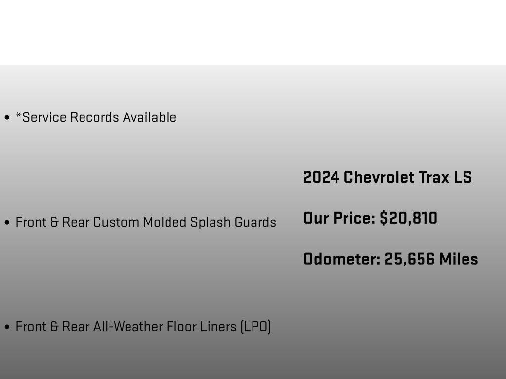 Used 2024 Chevrolet Trax LS FWD image 12