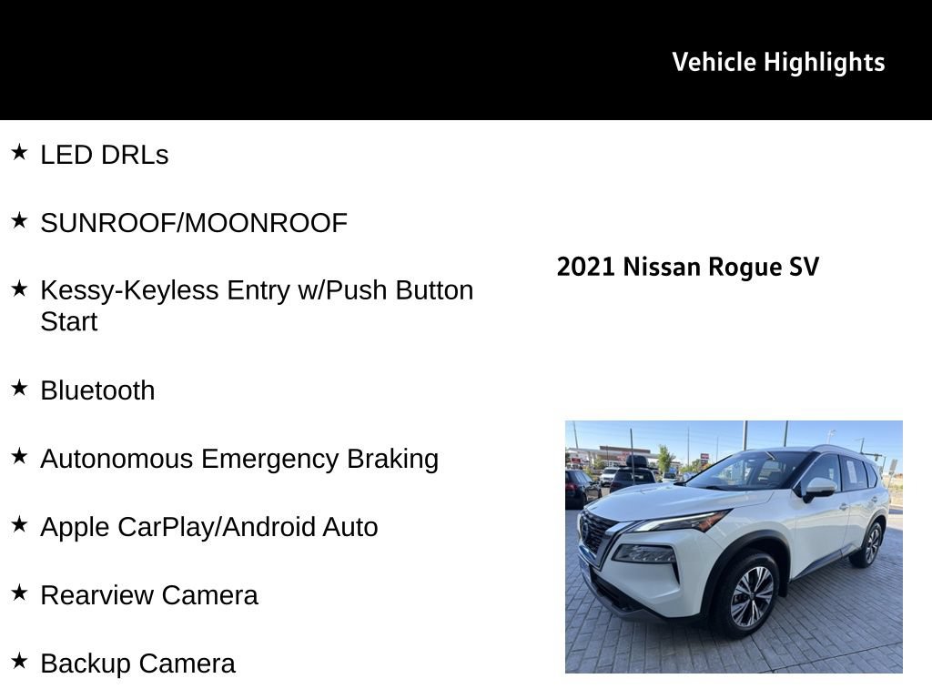 Used 2021 Nissan Rogue SV w/ Premium Package AWD/4WD image 27