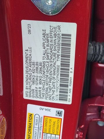 Certified 2023 Honda Accord LX image 30