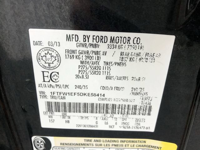 Used 2013 Ford F150 Lariat w/ Luxury Equipment Group AWD/4WD image 32