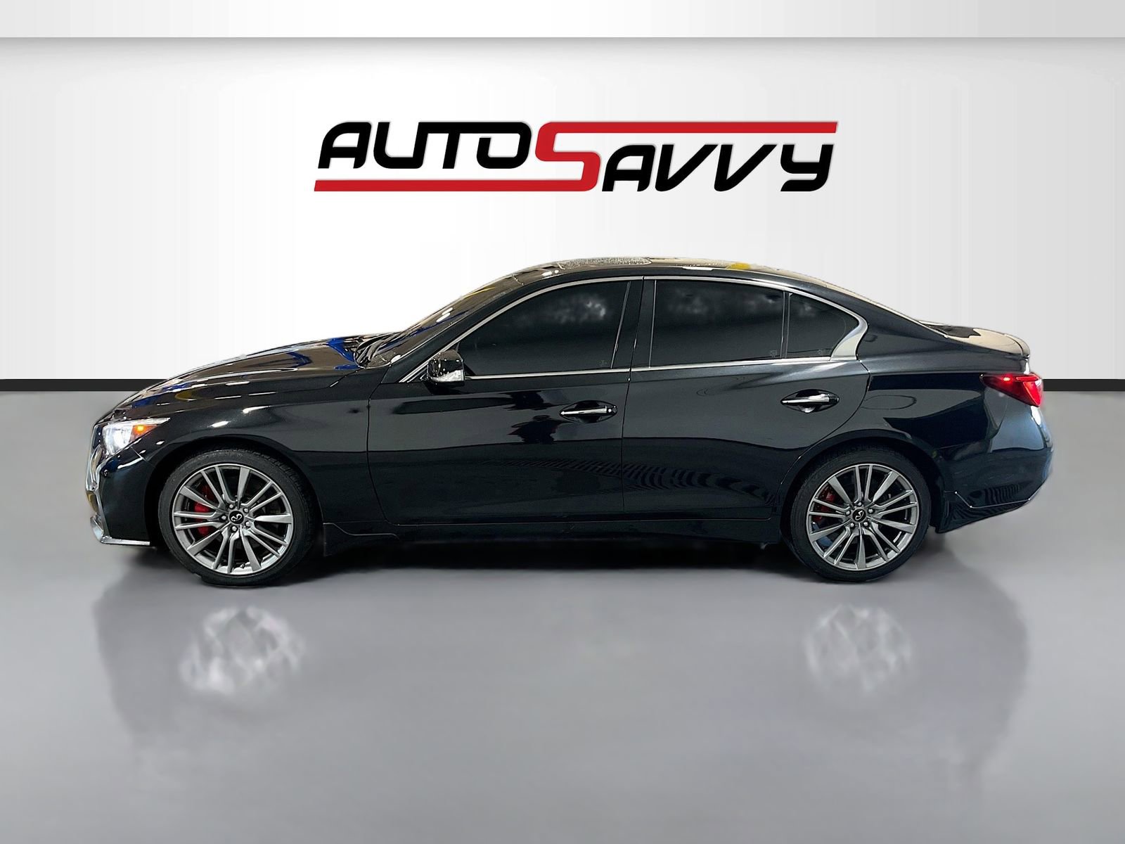 Used 2019 INFINITI Q50 Red Sport 400 w/ Proactive Package image 4