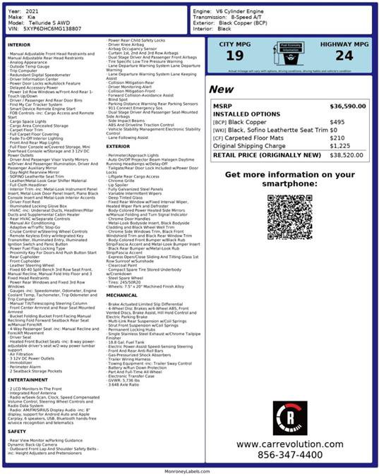 Used 2021 Kia Telluride S image 3