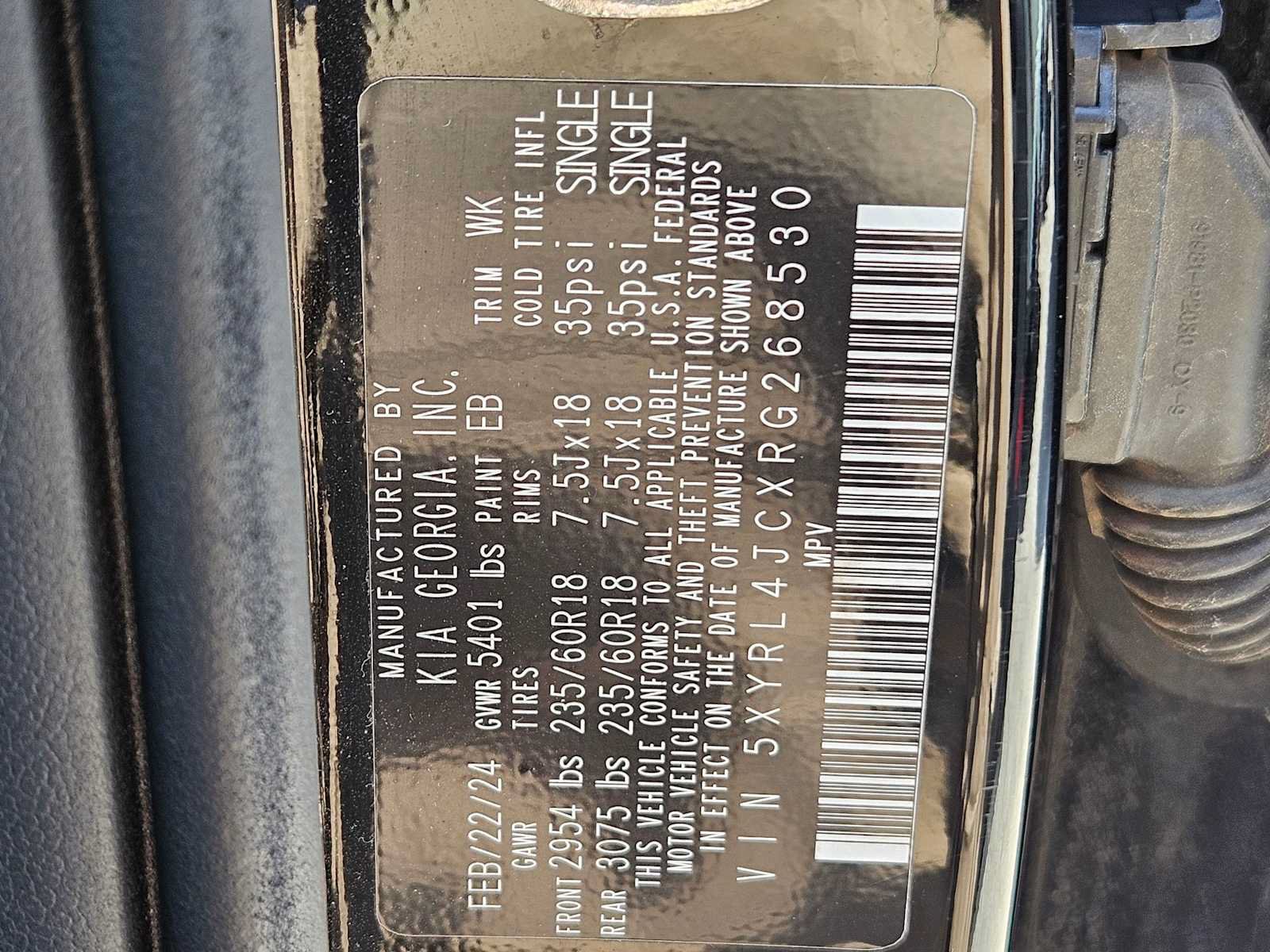 Certified 2024 Kia Sorento S FWD image 28