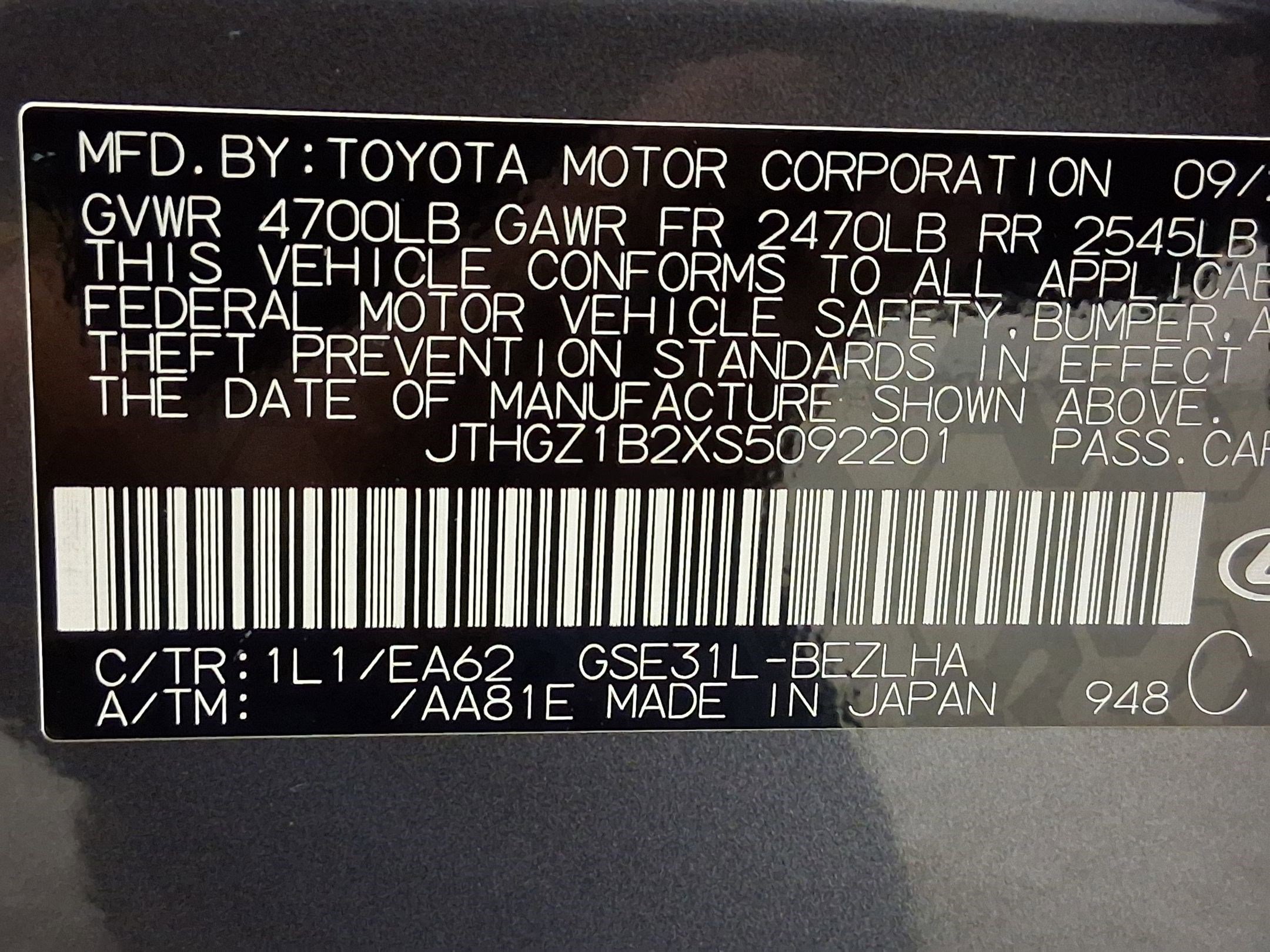 Used 2025 Lexus IS 350 F Sport w/ Navigation Package RWD image 21