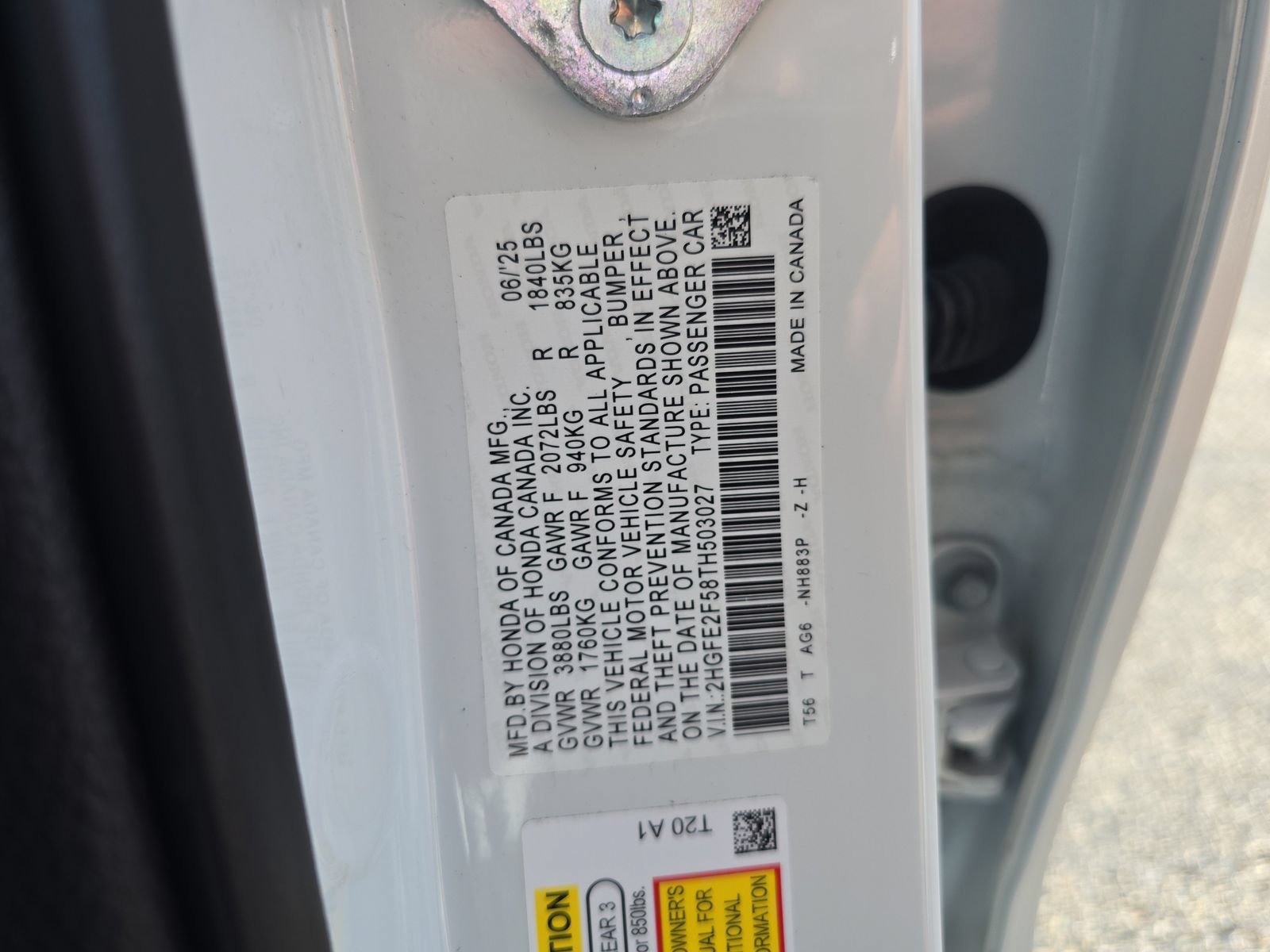 Certified 2026 Honda Civic Sport image 29