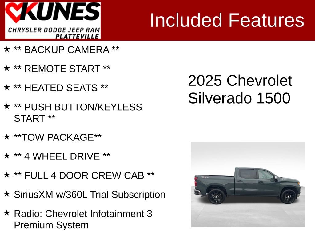 Used 2025 Chevrolet Silverado 1500 LT image 2