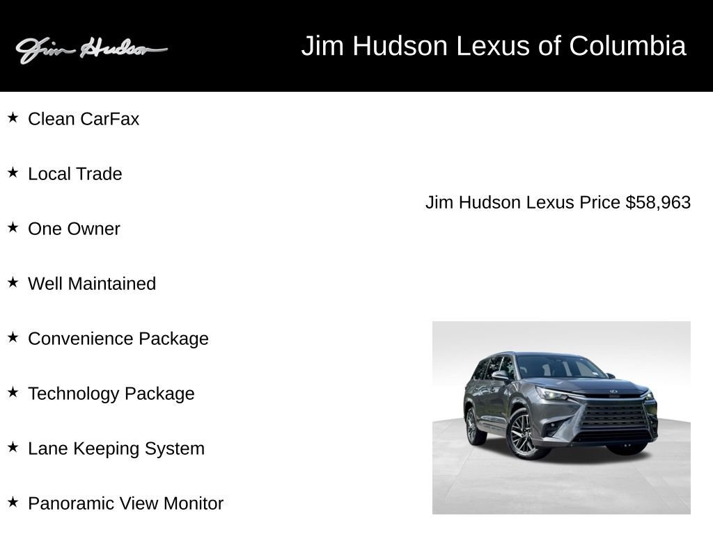 Certified 2025 Lexus TX 350 AWD w/ Technology Package image 4