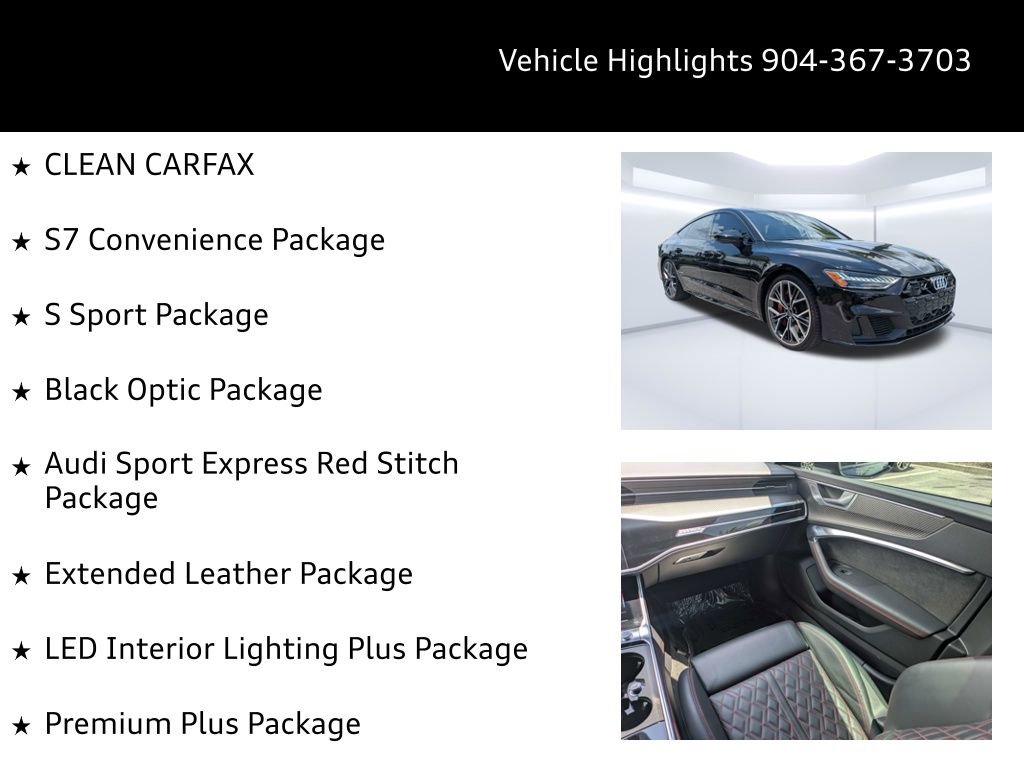 Certified 2024 Audi S7 Premium Plus AWD/4WD image 11