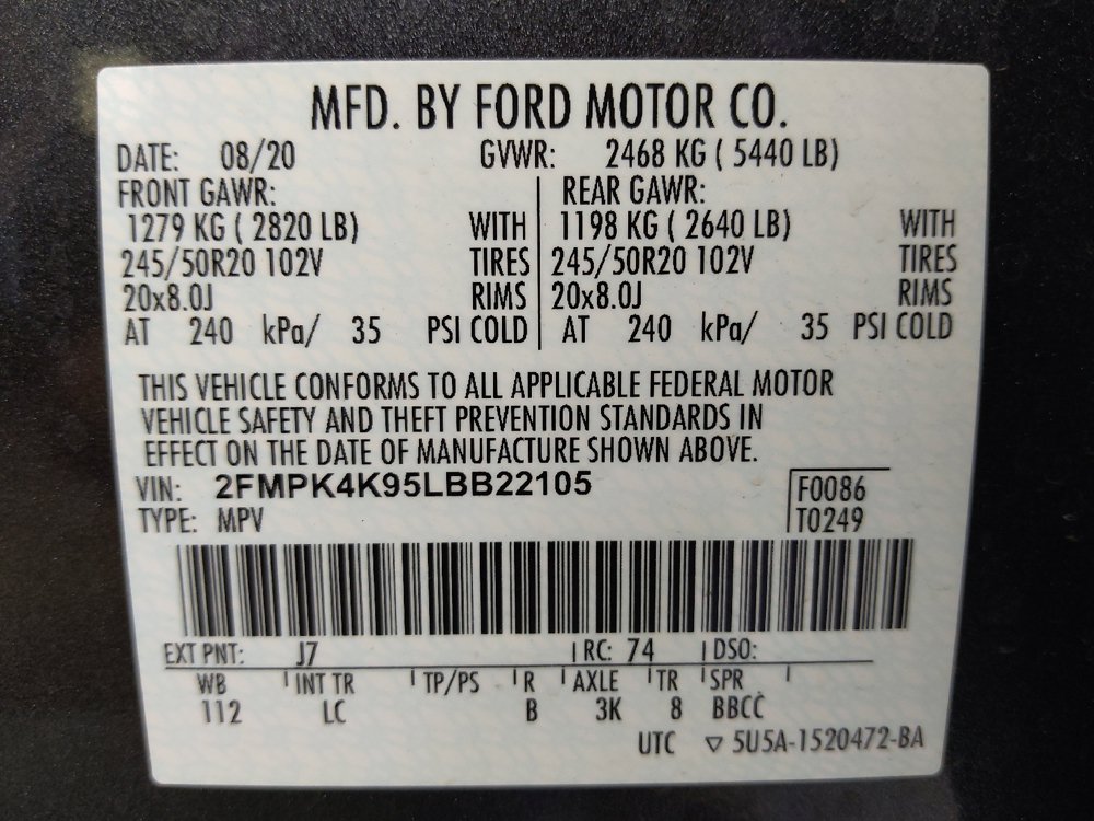 Used 2020 Ford Edge Titanium w/ Class II Trailer Tow Package AWD/4WD image 33