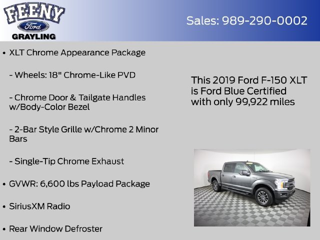 Certified 2019 Ford F150 XLT w/ Equipment Group 302A Luxury AWD/4WD image 25
