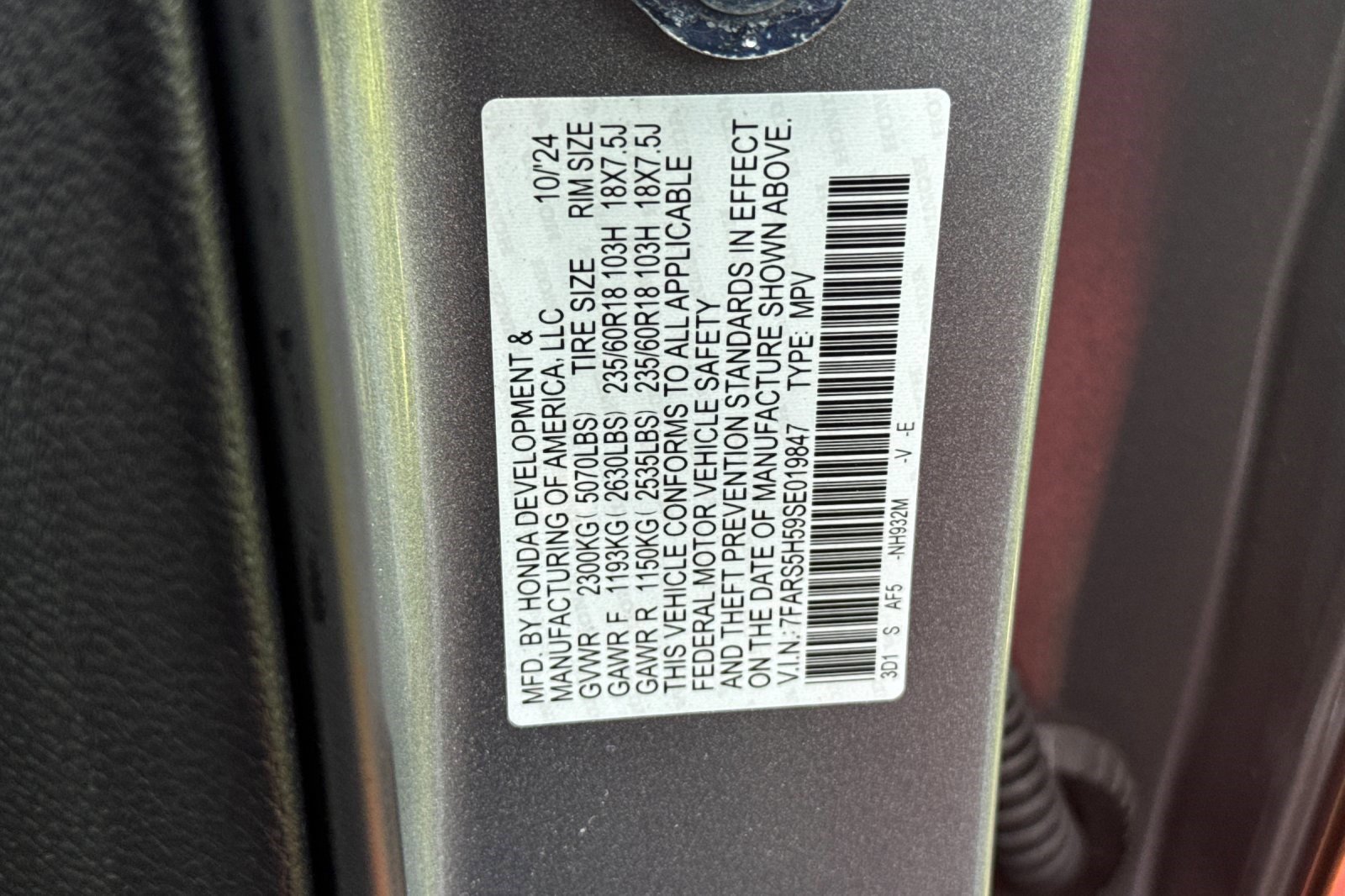 Certified 2025 Honda CR-V Sport image 23